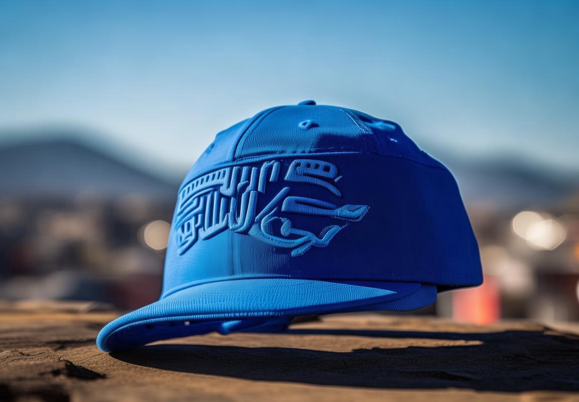Gorra Stussy Azul para Hombres: Running y Estilo con la Marca Stussy