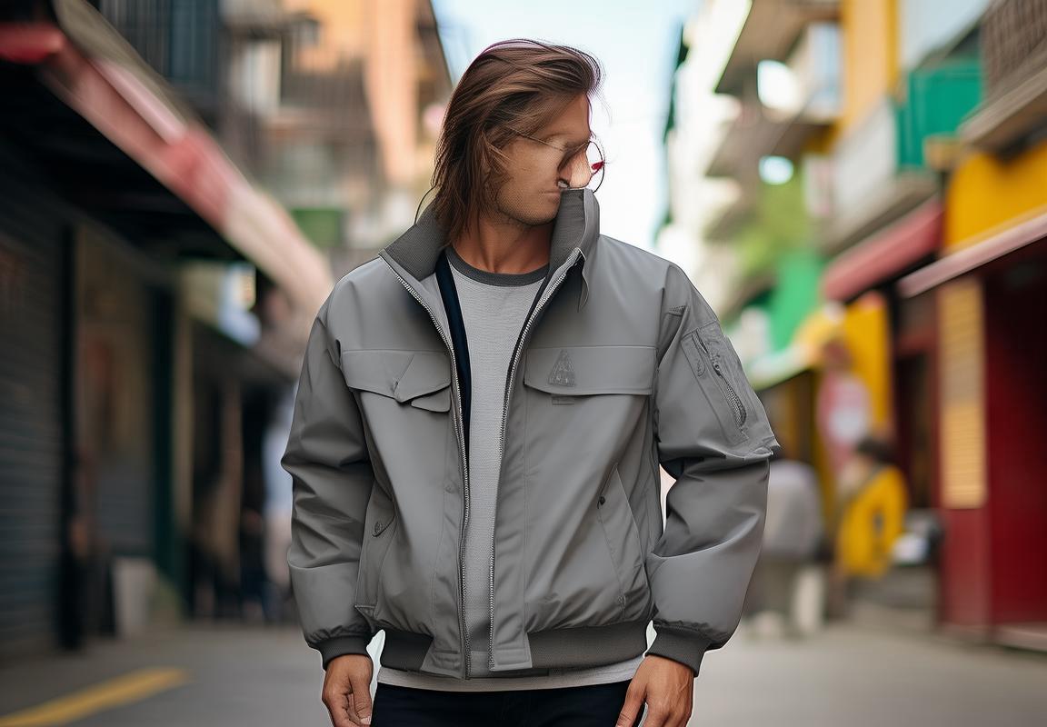 Oferta Especial Guadalajara: Chamarra Stüssy Gris para Running y Estilo Único