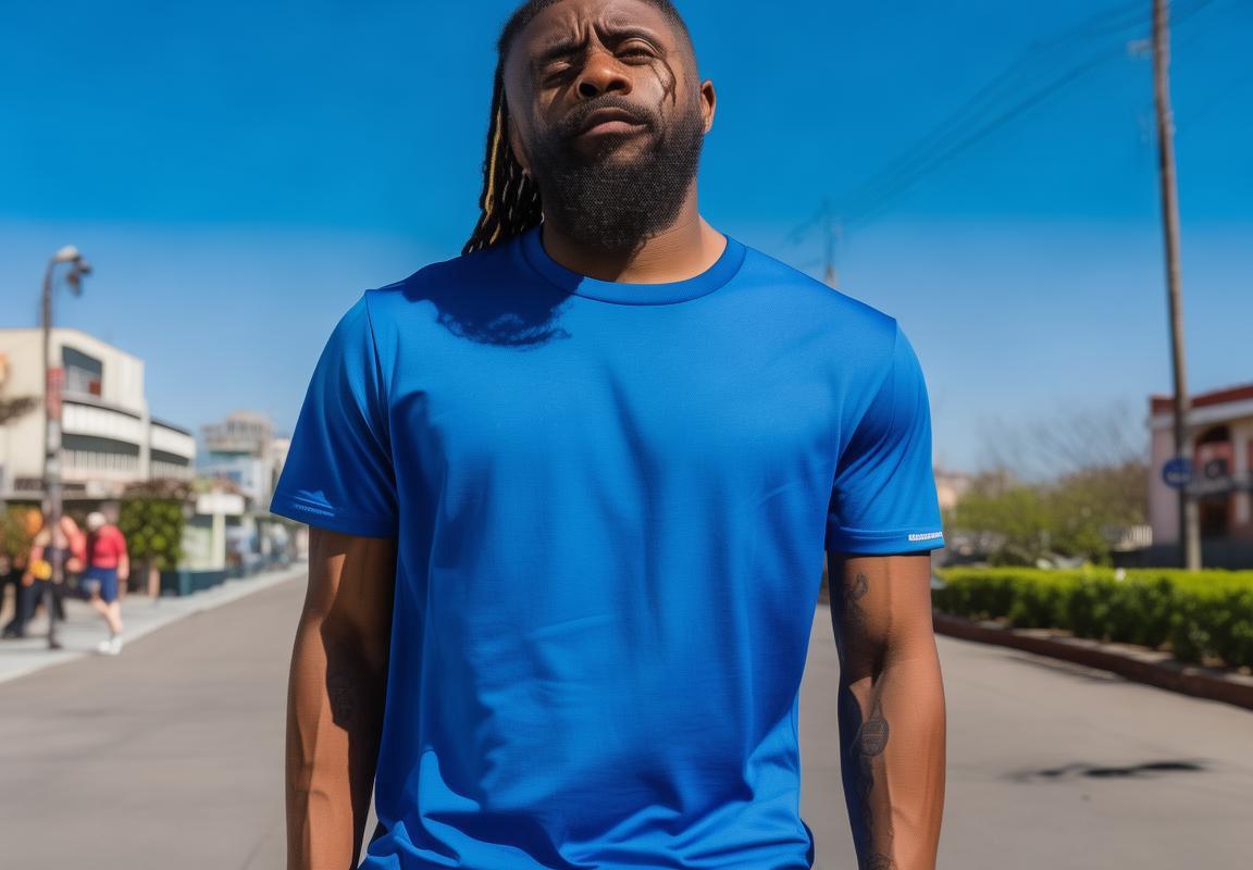 Oferta Exclusiva: Playera Stussy Azul para Hombres con Descuento - Running y Alo Stussy