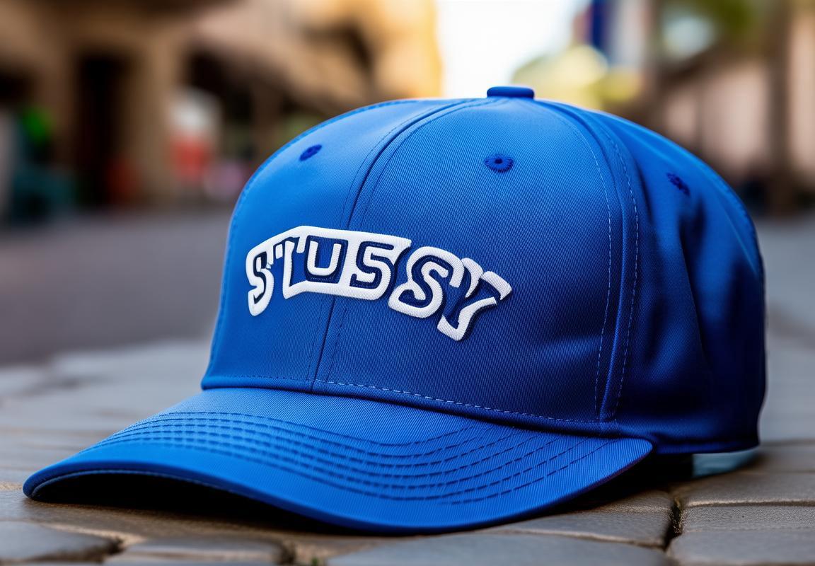 Gorra Stussy Azul para Hombres: Running y Estilo con la Marca Stussy