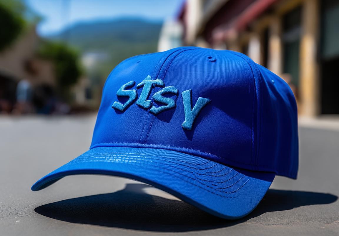 Gorra Stussy Azul para Hombres: Running y Estilo con la Marca Stussy